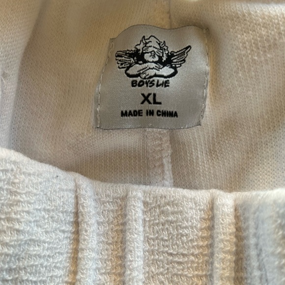 Boys Lie Straight Flush Jogger Sweatpant Women’s XL Logo Front And Back - Picture 9 of 9